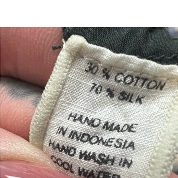 Natalie Martin Silk & Cotton Tunic / Shirt-Dress. Size small. - Picture 10 of 11